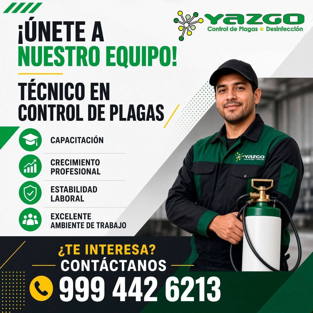 Técnico Aplicador de Control de Plagas