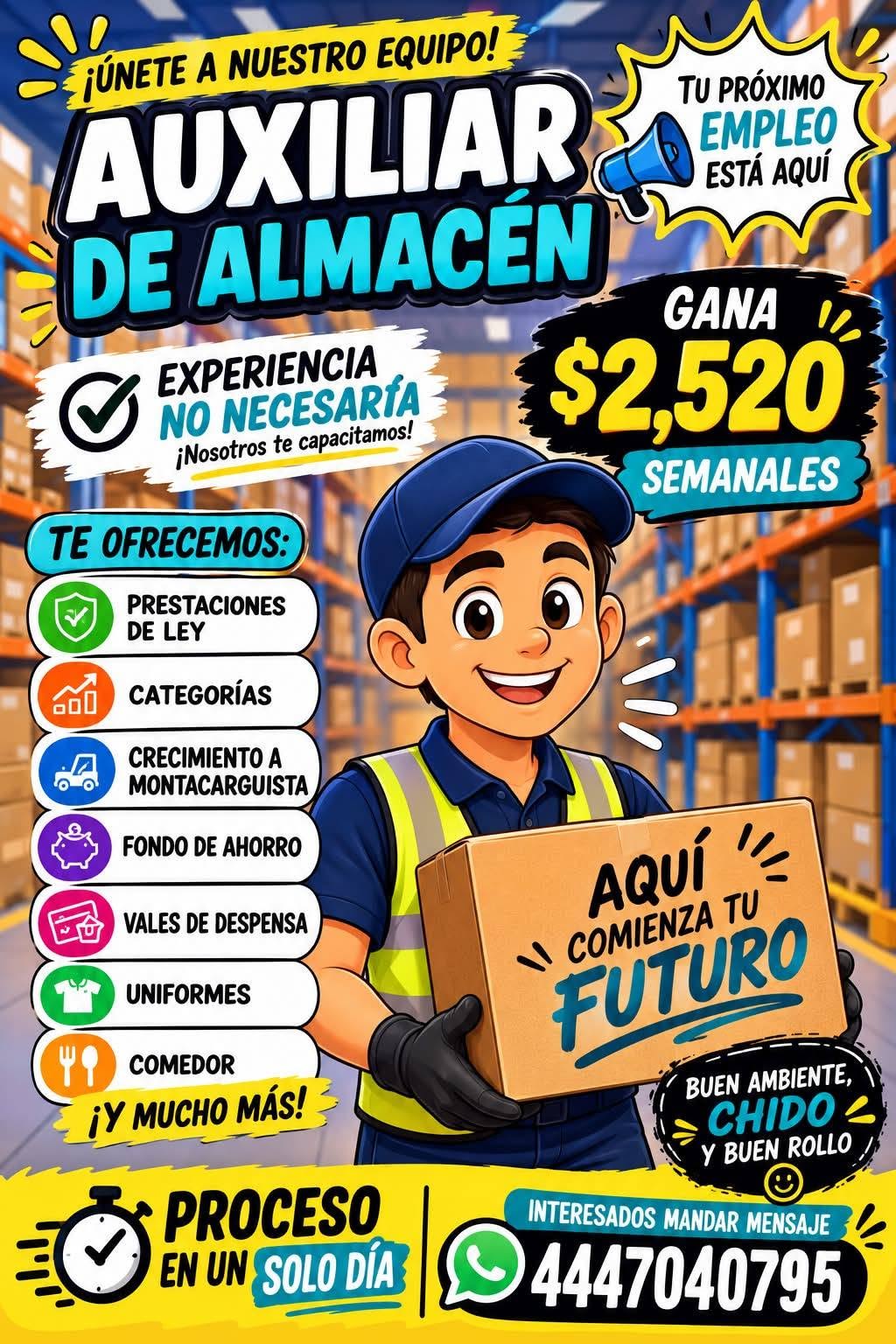 Auxiliar de Almacén