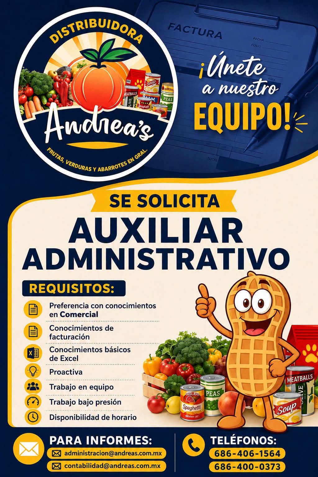 Auxiliar Administrativo