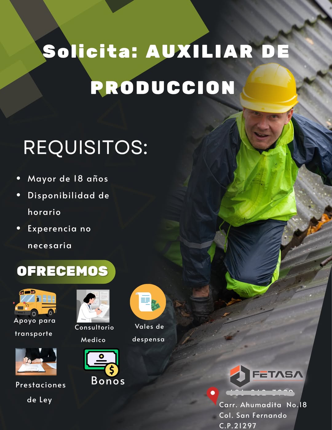 Auxiliar de Producción