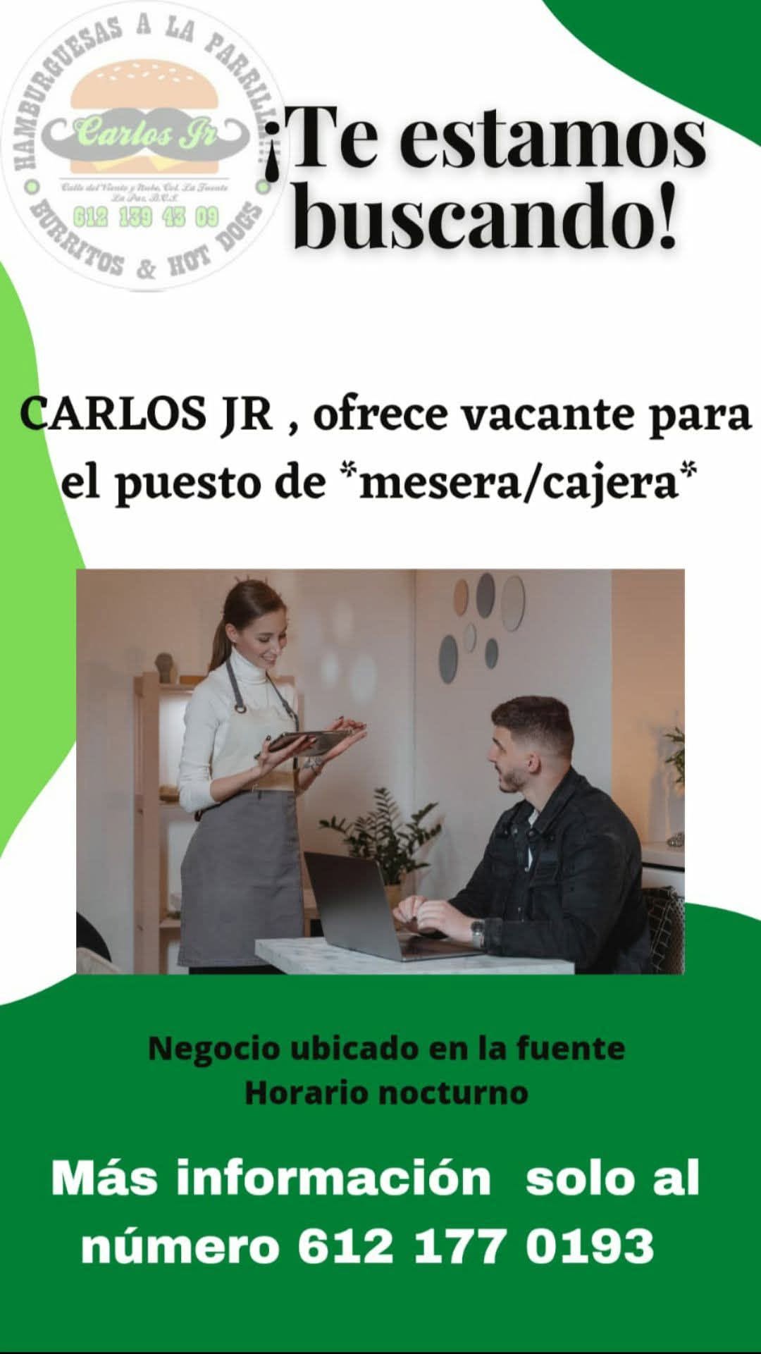 Mesera/Cajera