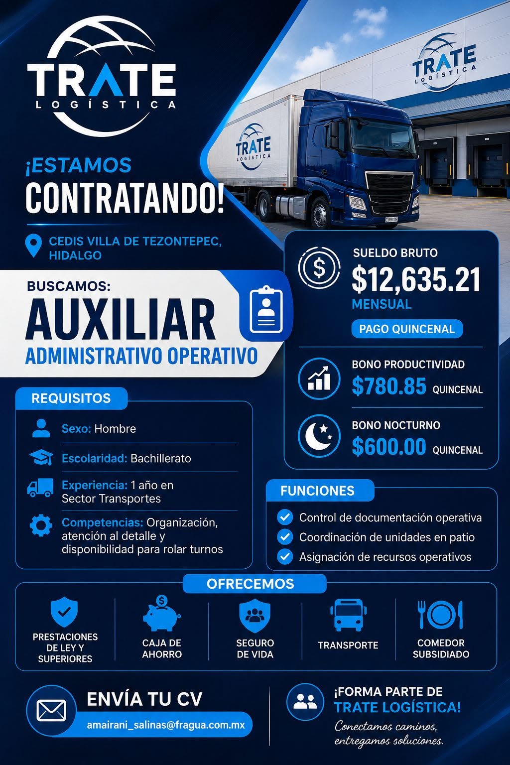 Auxiliar Administrativo Operativo