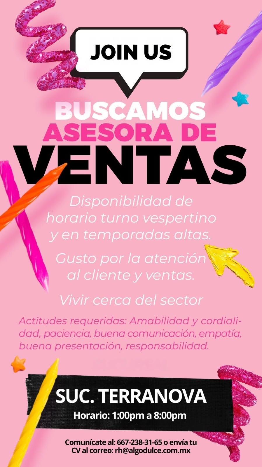 Asesora de Ventas