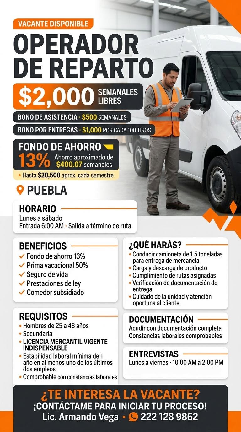 Operador de Reparto