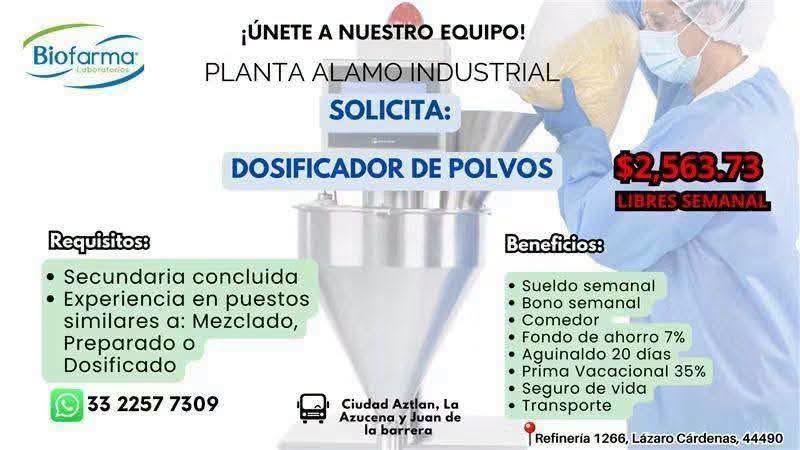 Dosificador de Polvos