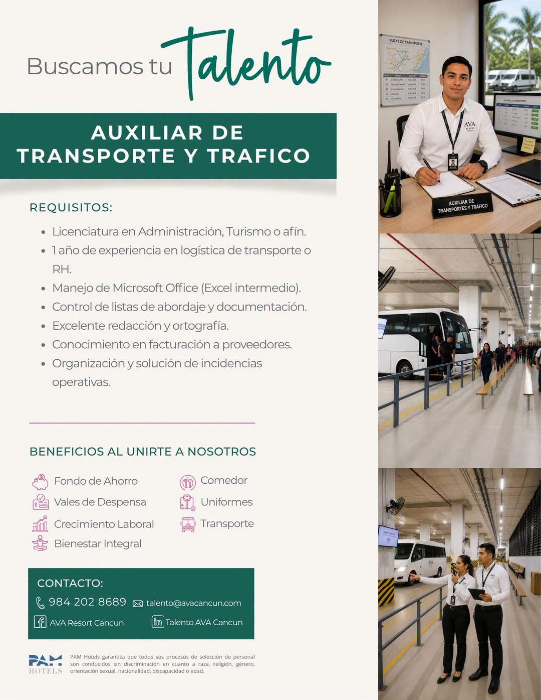 Auxiliar de Transporte y Tráfico