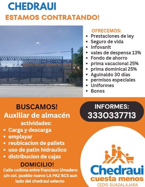 Auxiliar de Almacén