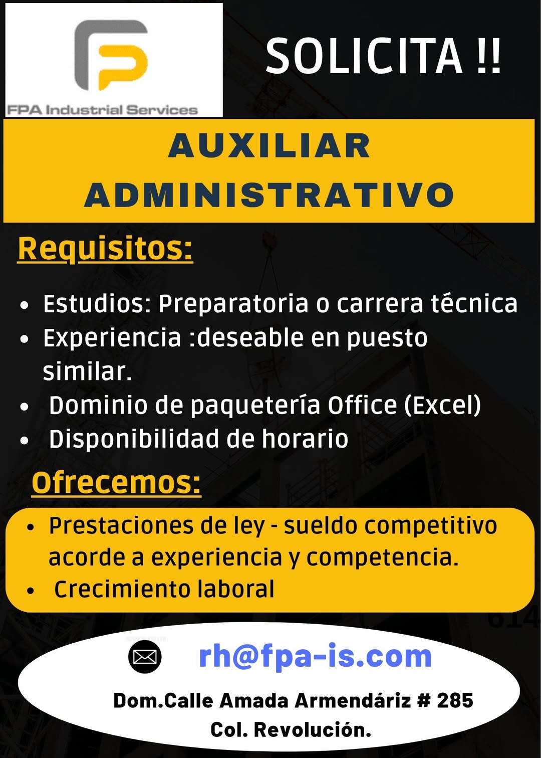 Auxiliar Administrativo