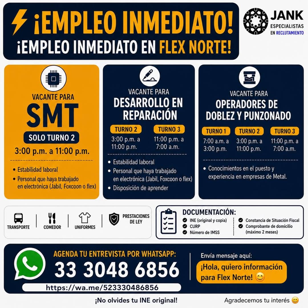 Vacante disponible