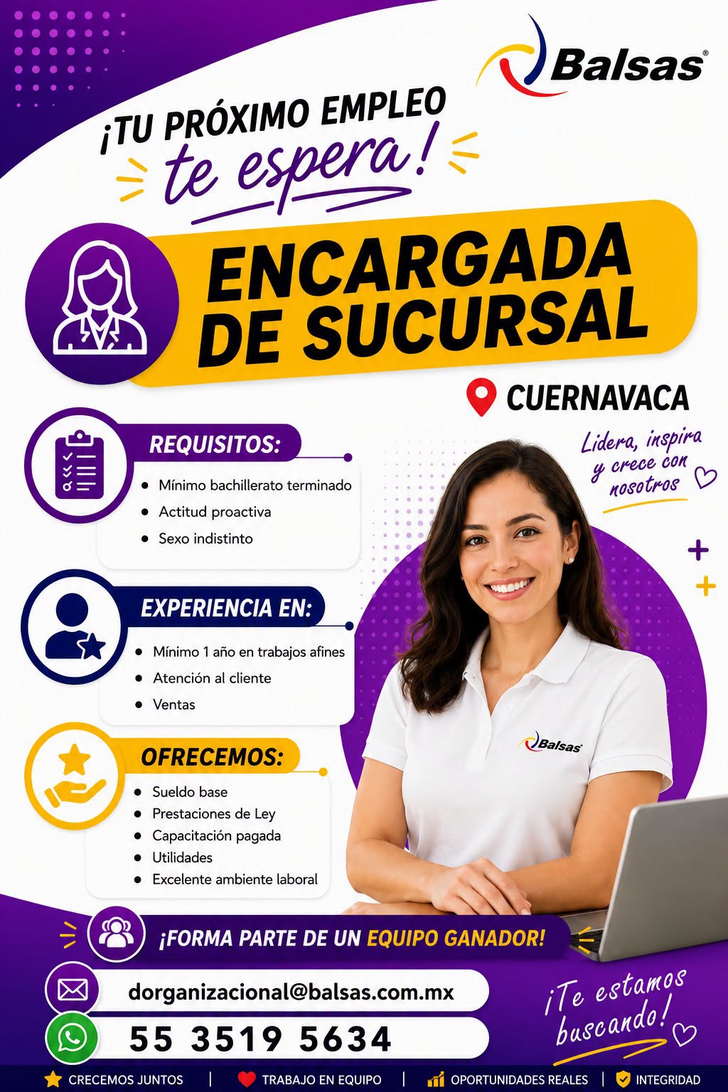 Encargada de Sucursal