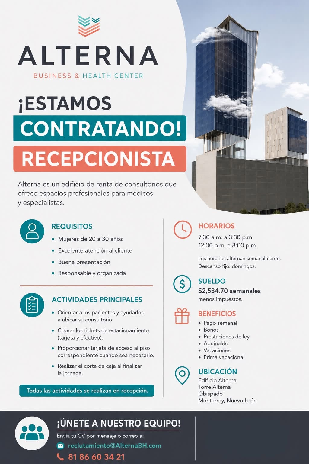 Recepcionista