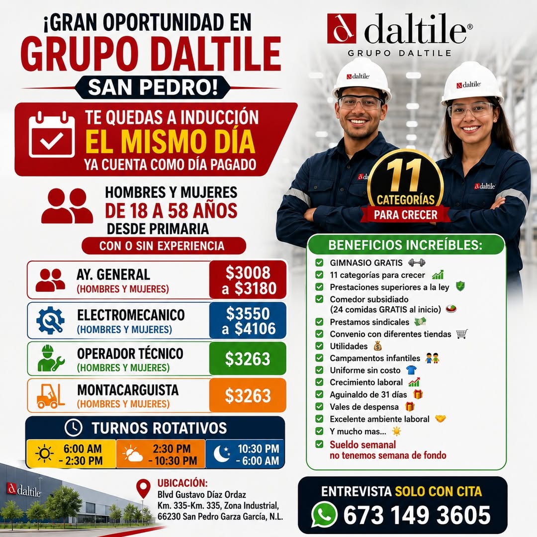 Vacante disponible