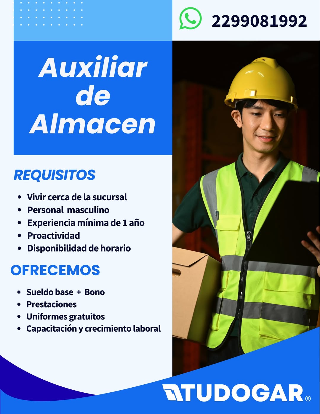 Auxiliar de Almacén