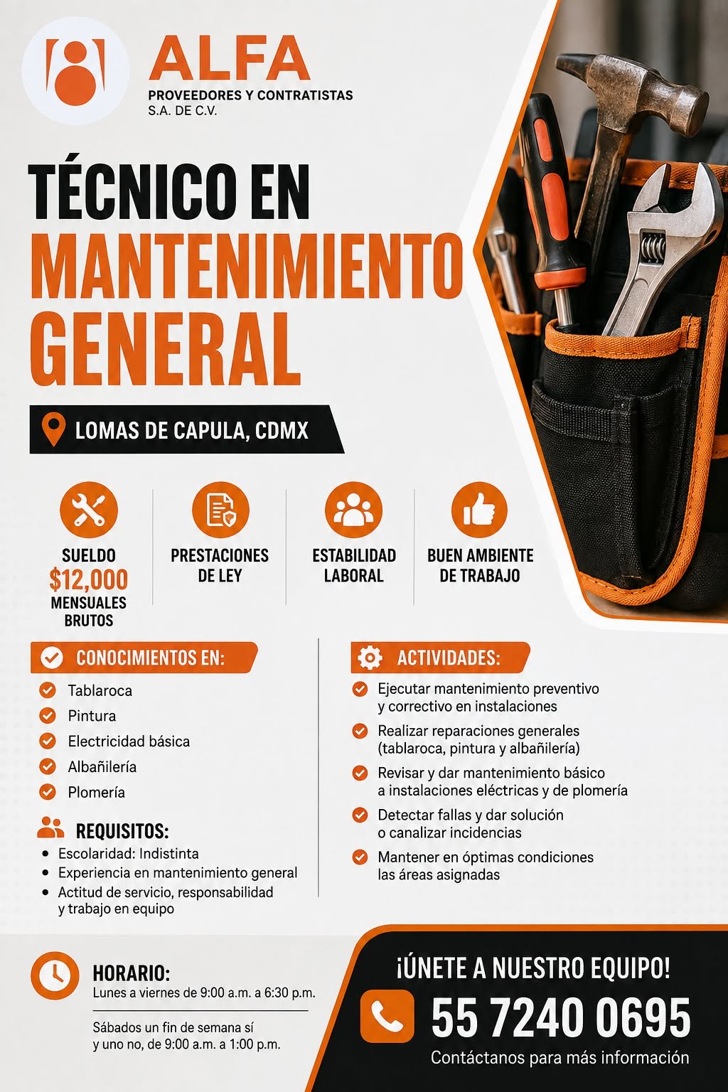 Técnico en Mantenimiento General