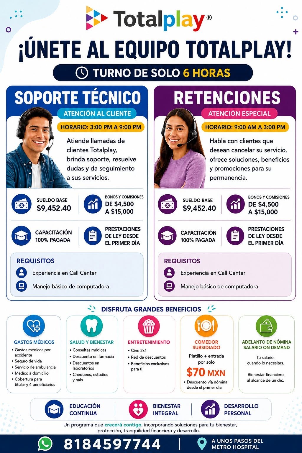 Vacante disponible