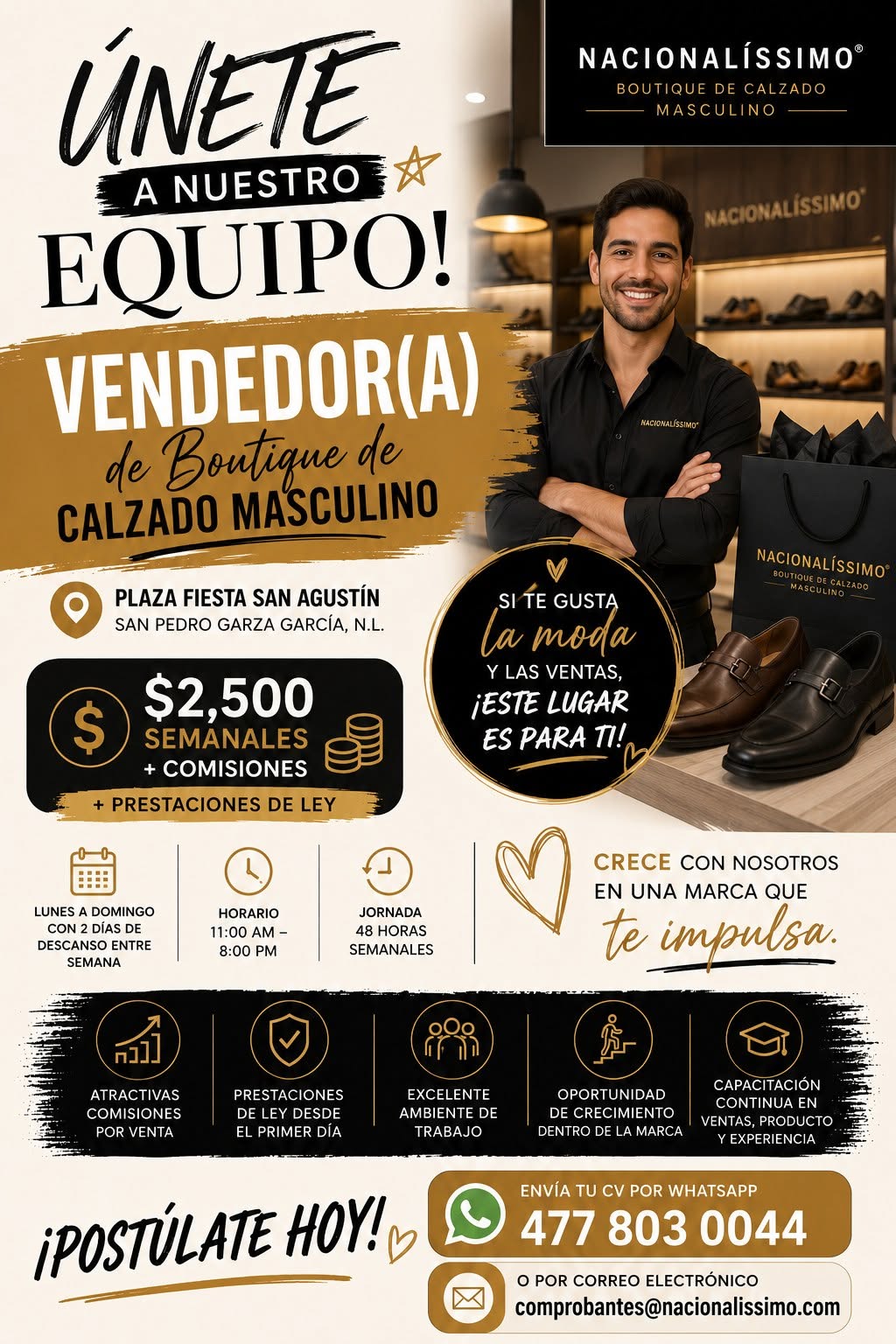 Vendedor(a) de Boutique