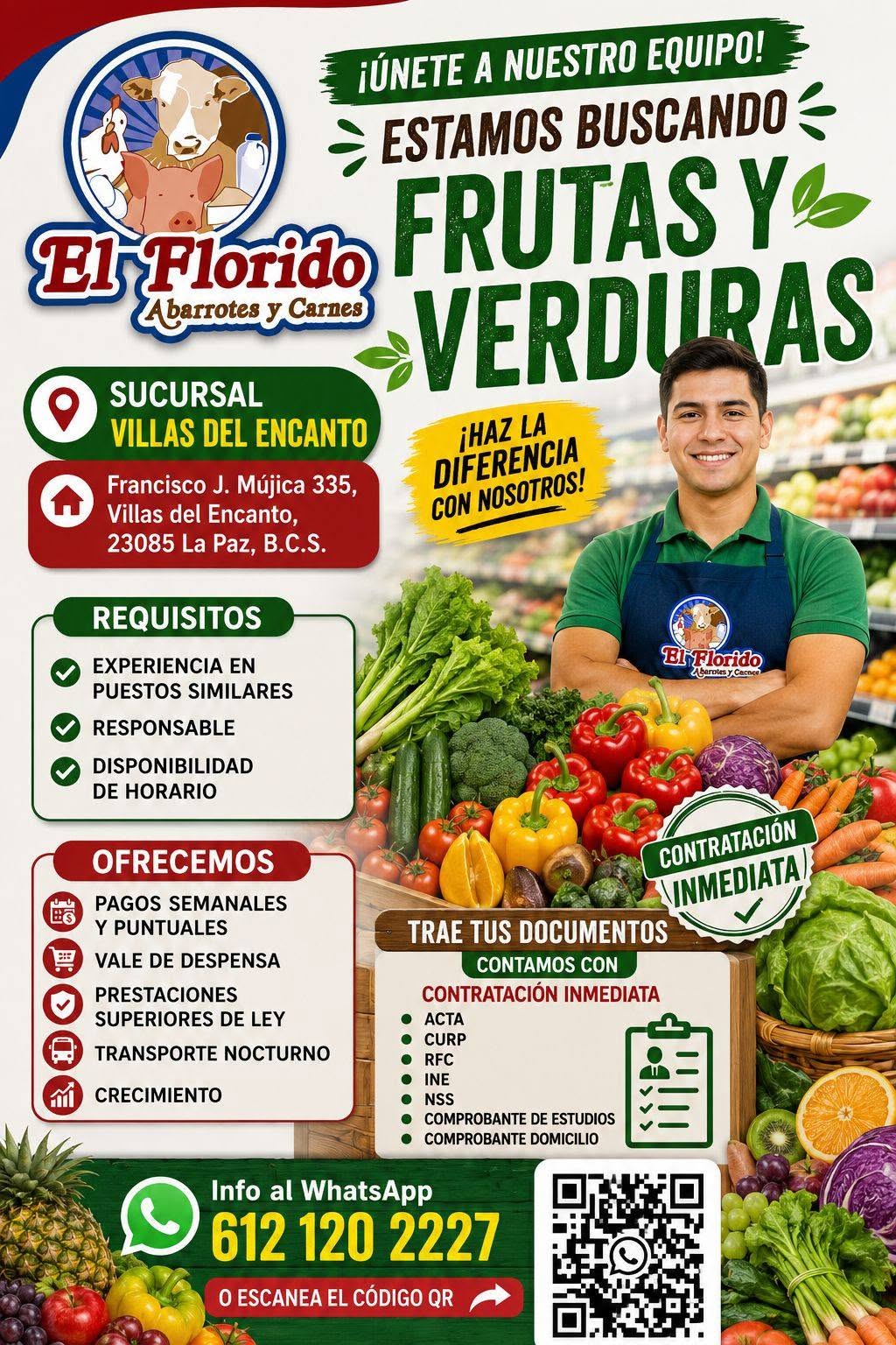 Puesto en Frutas y Verduras