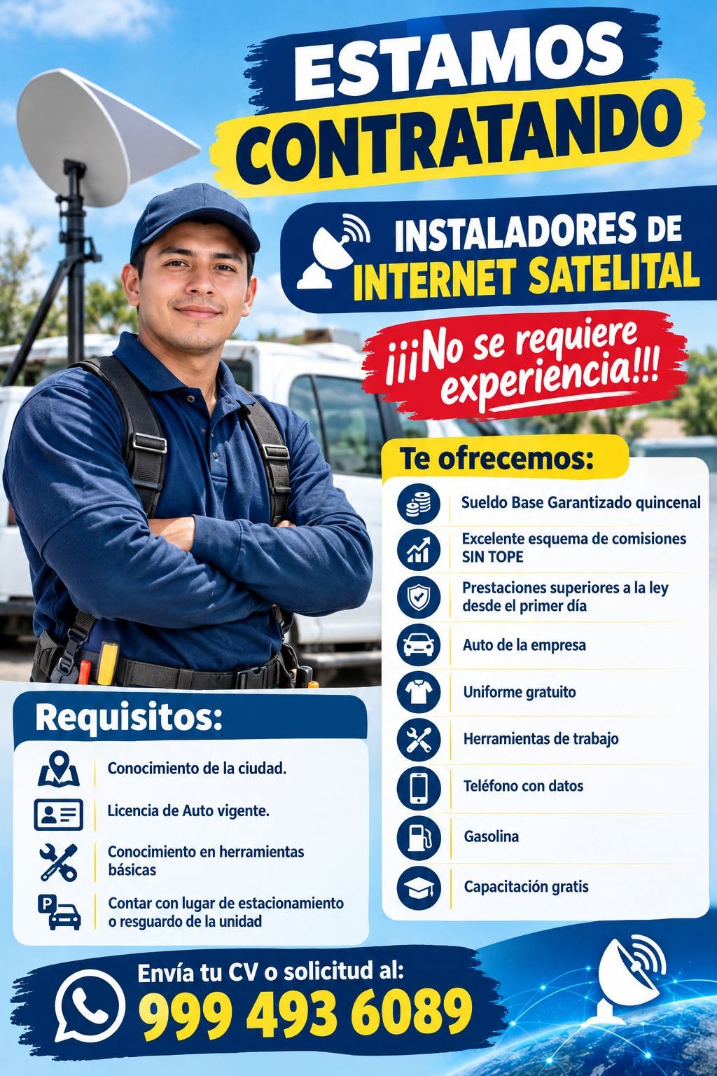 Instalador de Internet Satelital