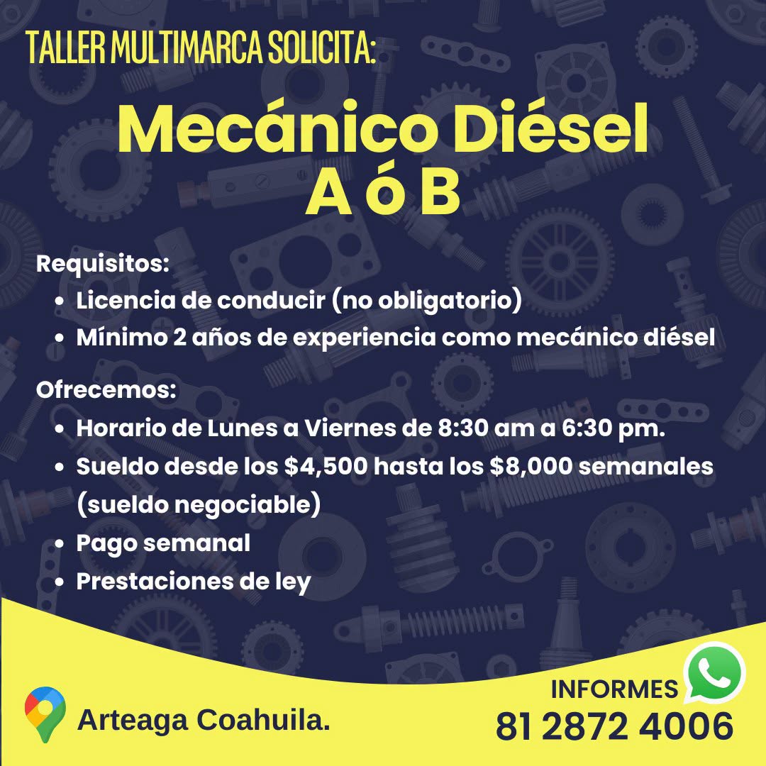 Mecánico Diésel A o B