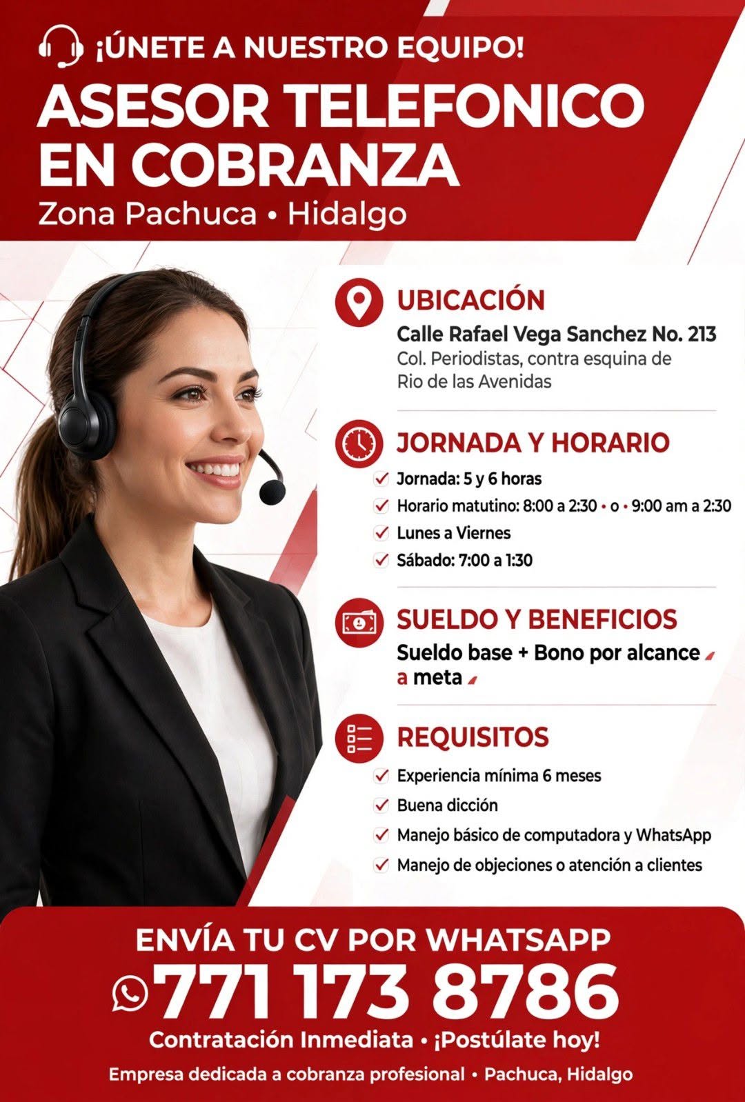 Asesor Telefónico en Cobranza