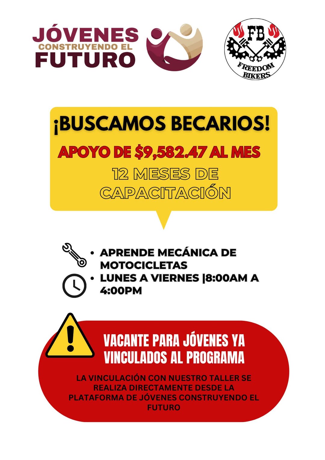 Becario en Mecánica de Motocicletas