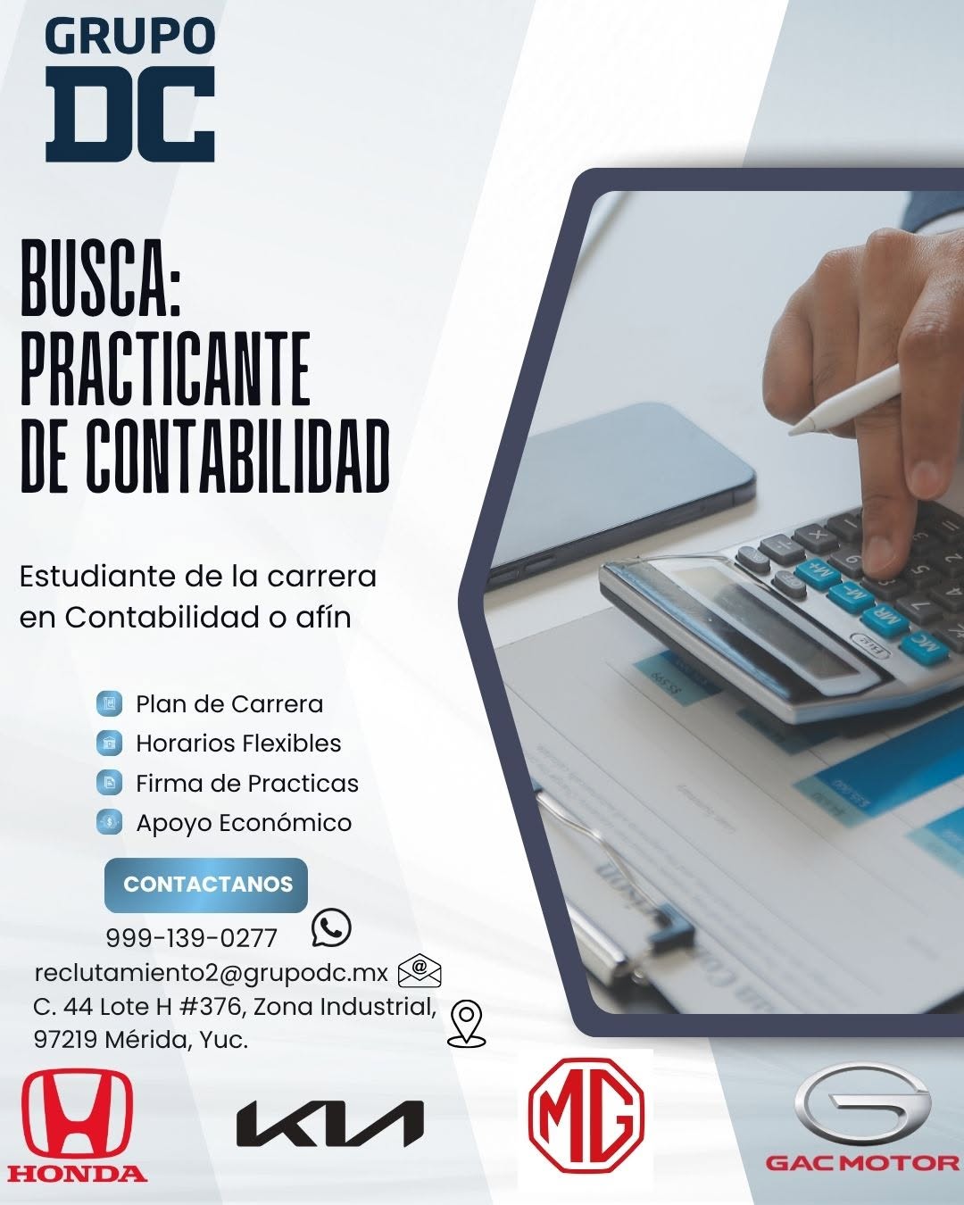 Practicante de Contabilidad
