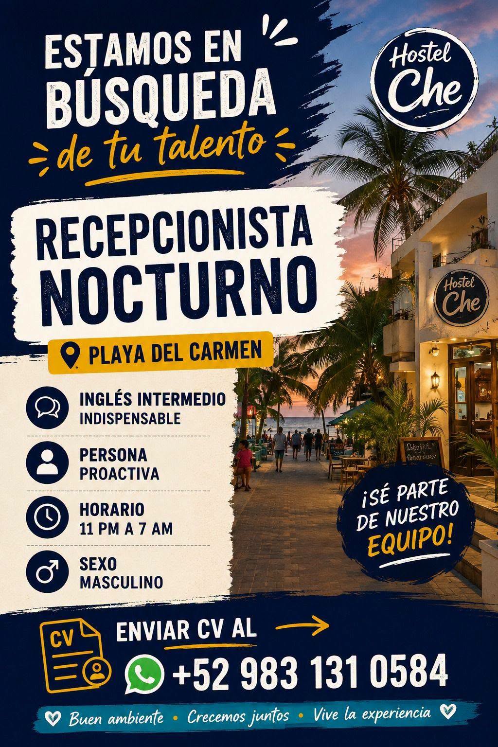 Recepcionista Nocturno
