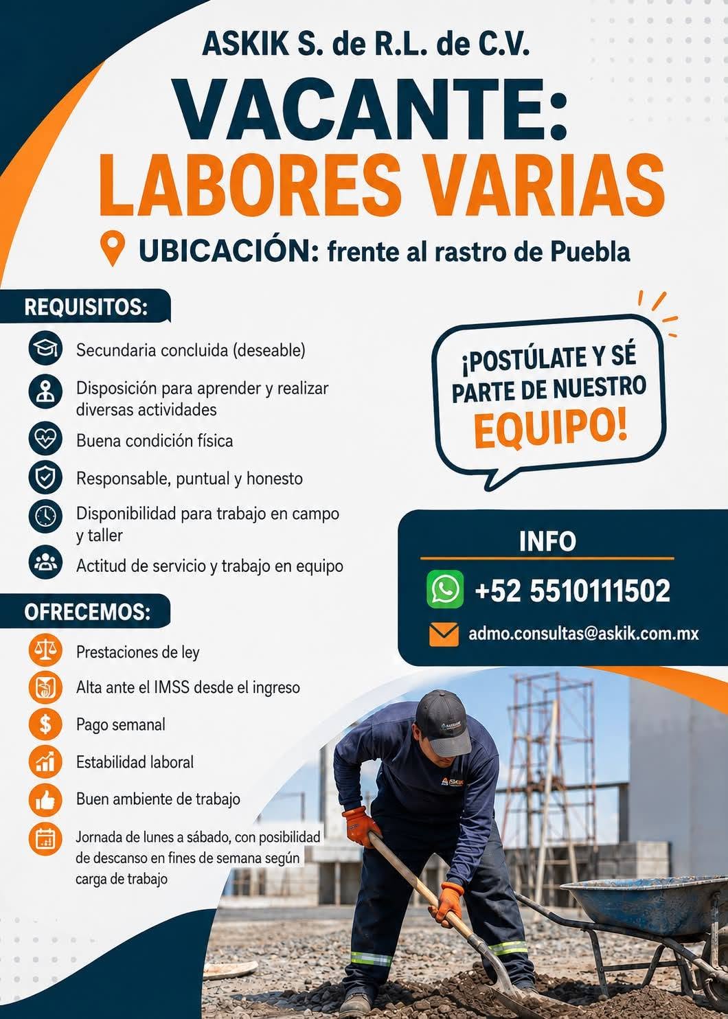 Personal para Labores Varias