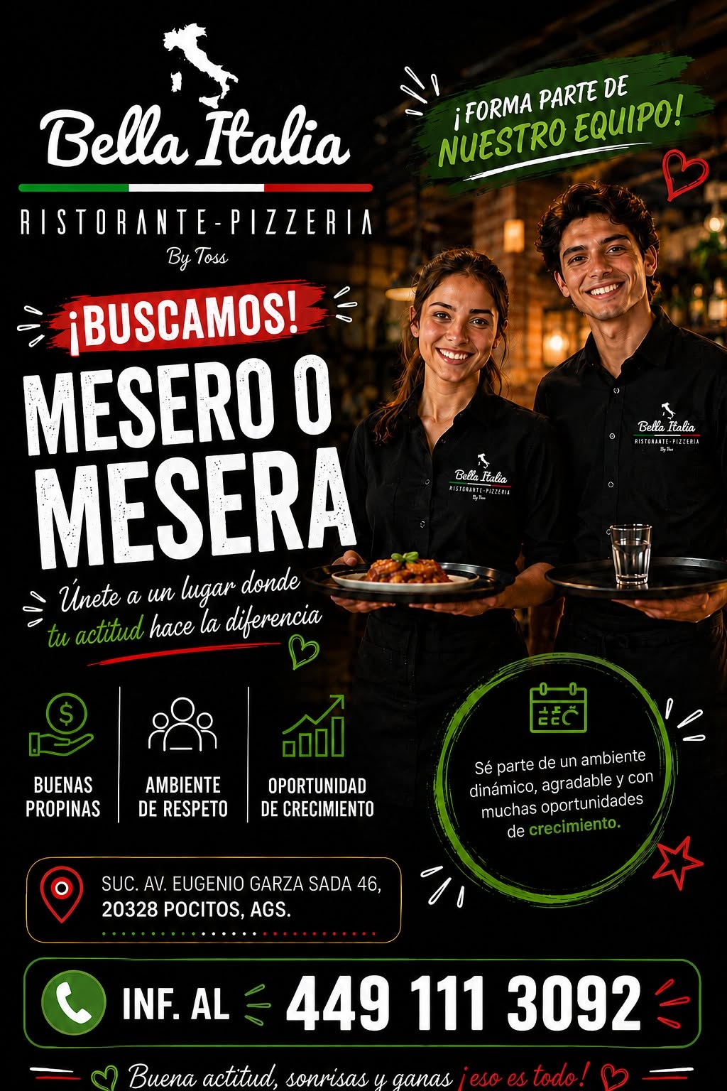 Mesero(a)