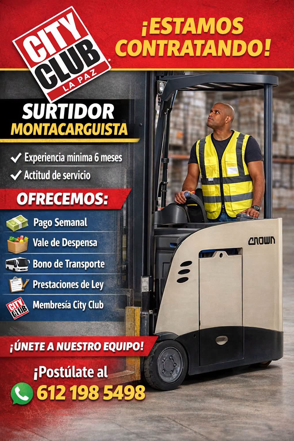 Surtidor Montacarguista