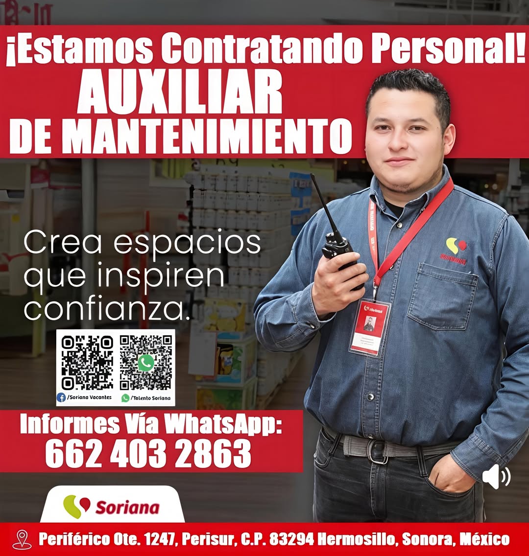Auxiliar de Mantenimiento