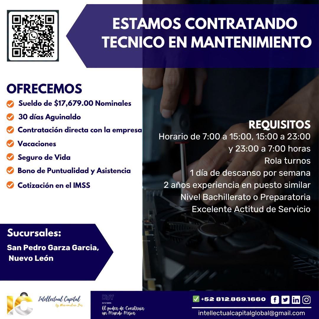Técnico en Mantenimiento