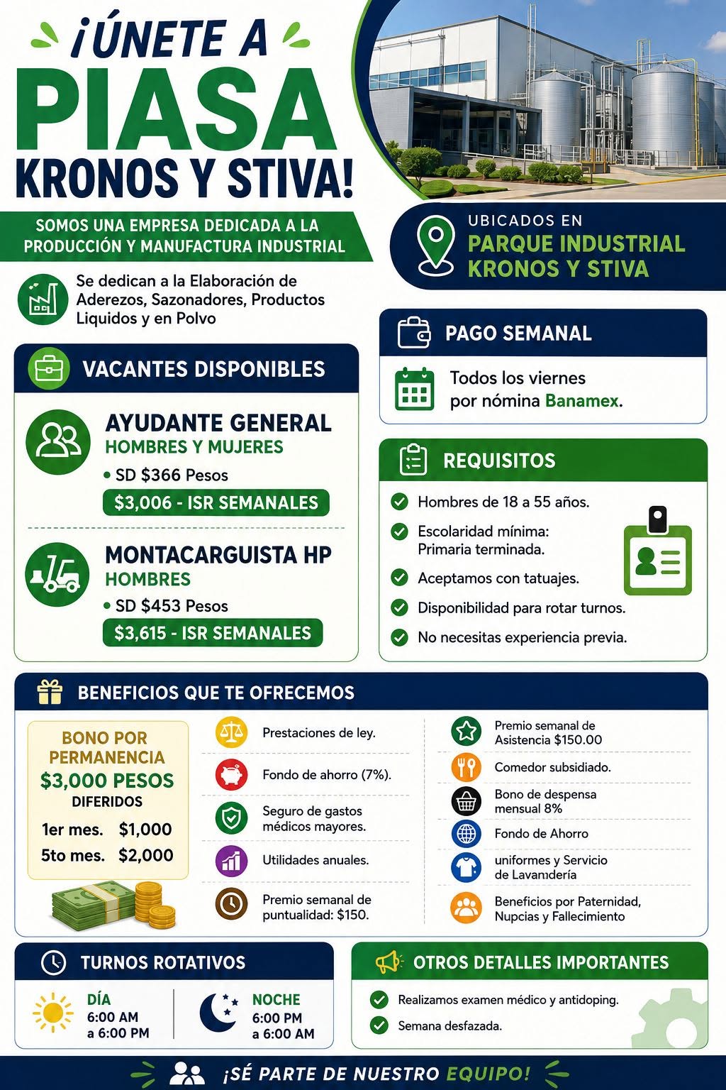 Vacante disponible