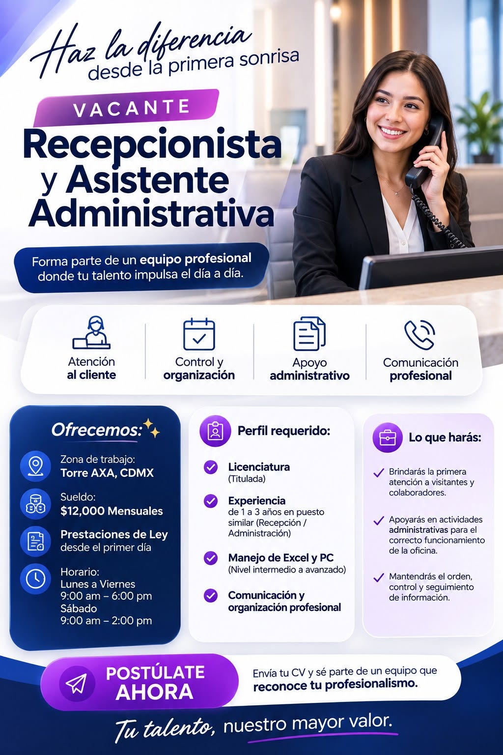 Recepcionista