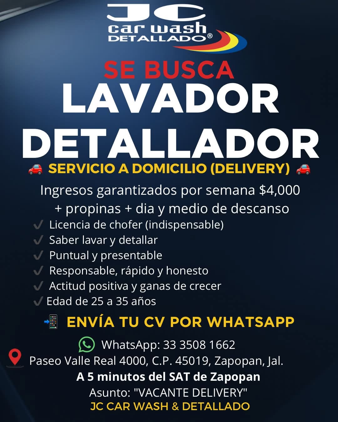 Lavador Detallador
