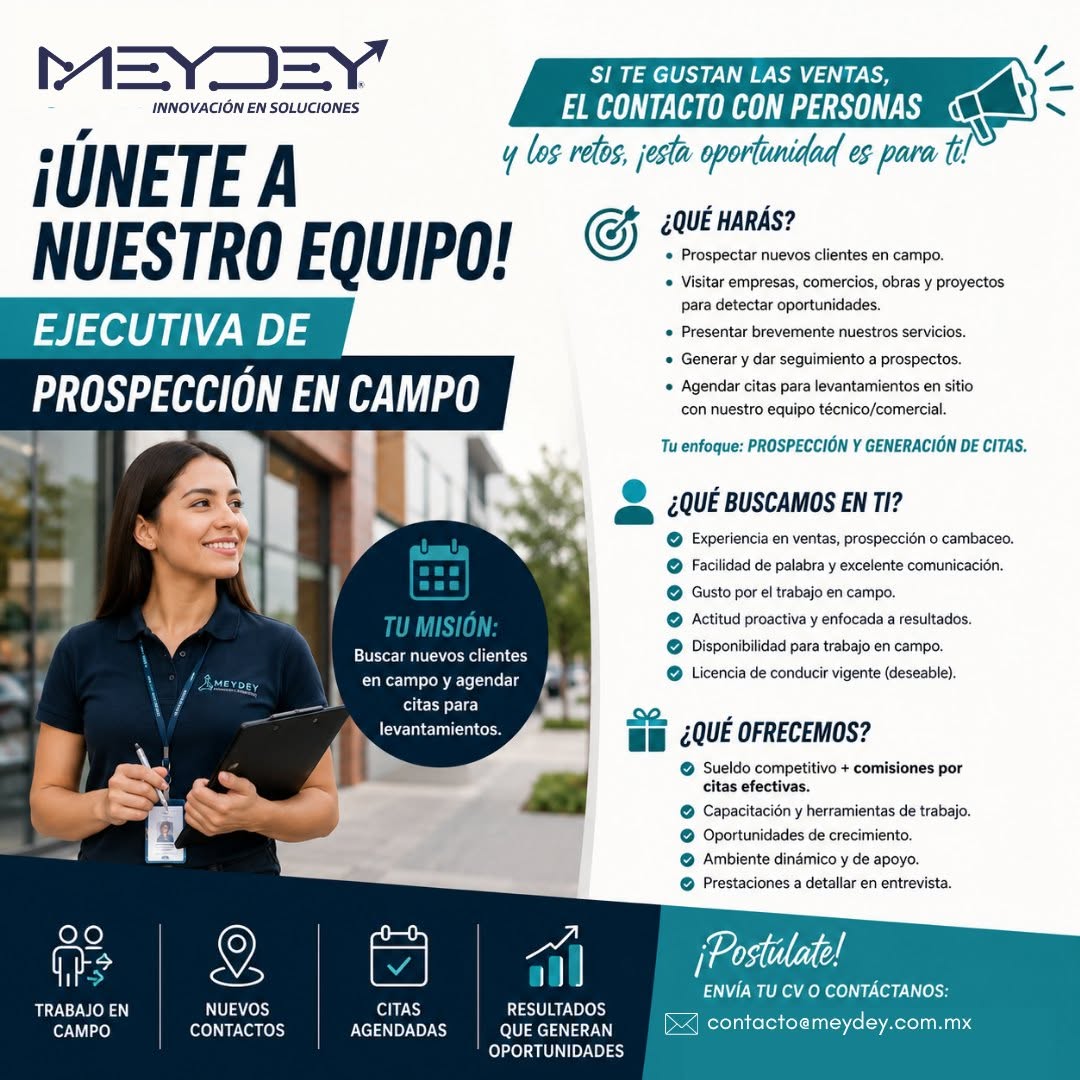 Ejecutiva de Prospección en Campo