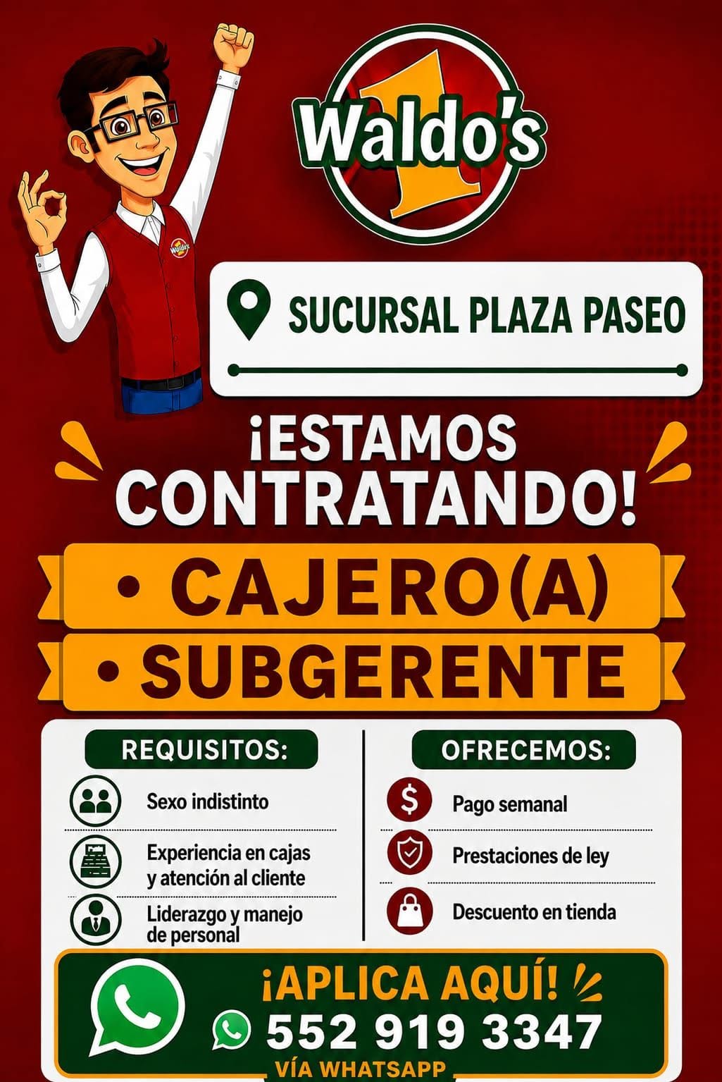 Cajero(a)
