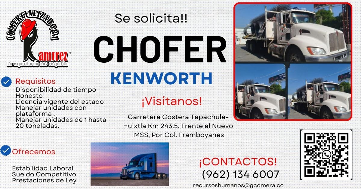 Chofer Kenworth