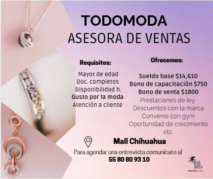 Asesora de Ventas