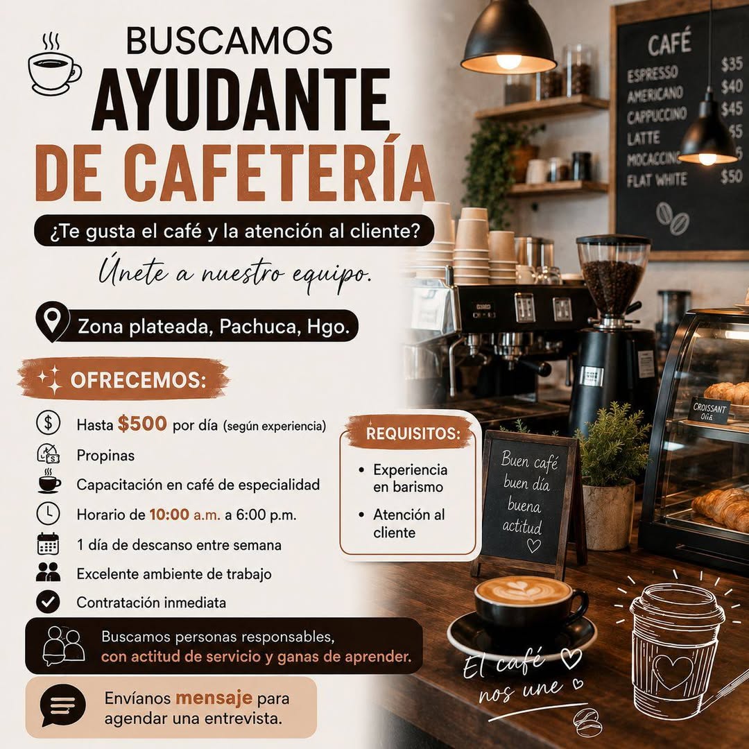 Ayudante de Cafetería