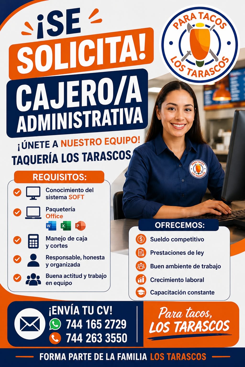 Cajero/a Administrativa