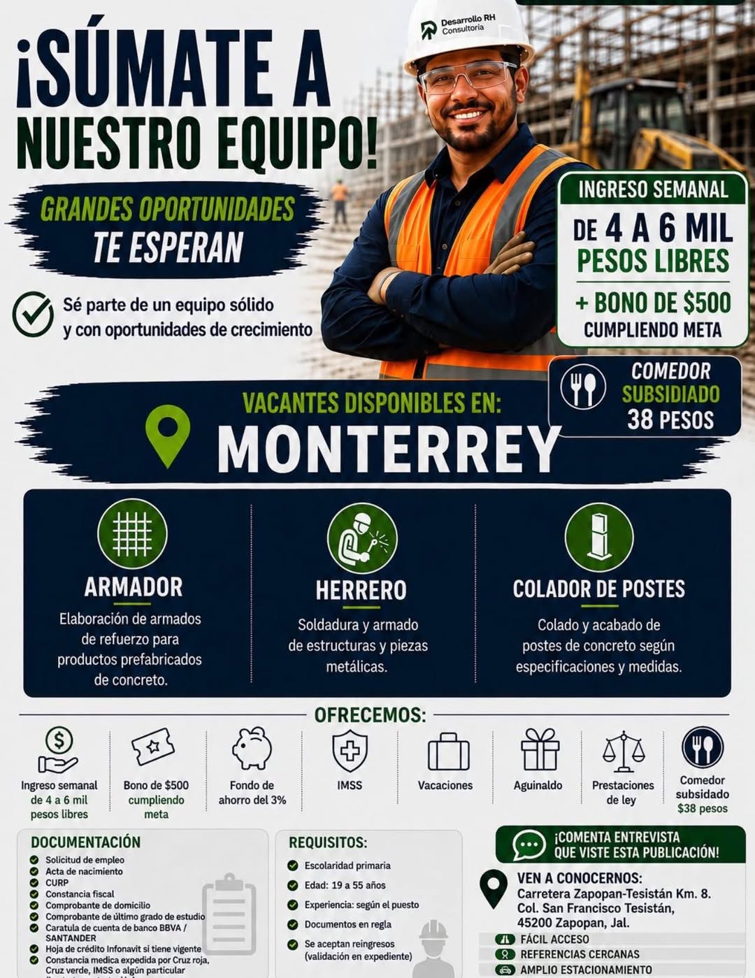 Vacante disponible