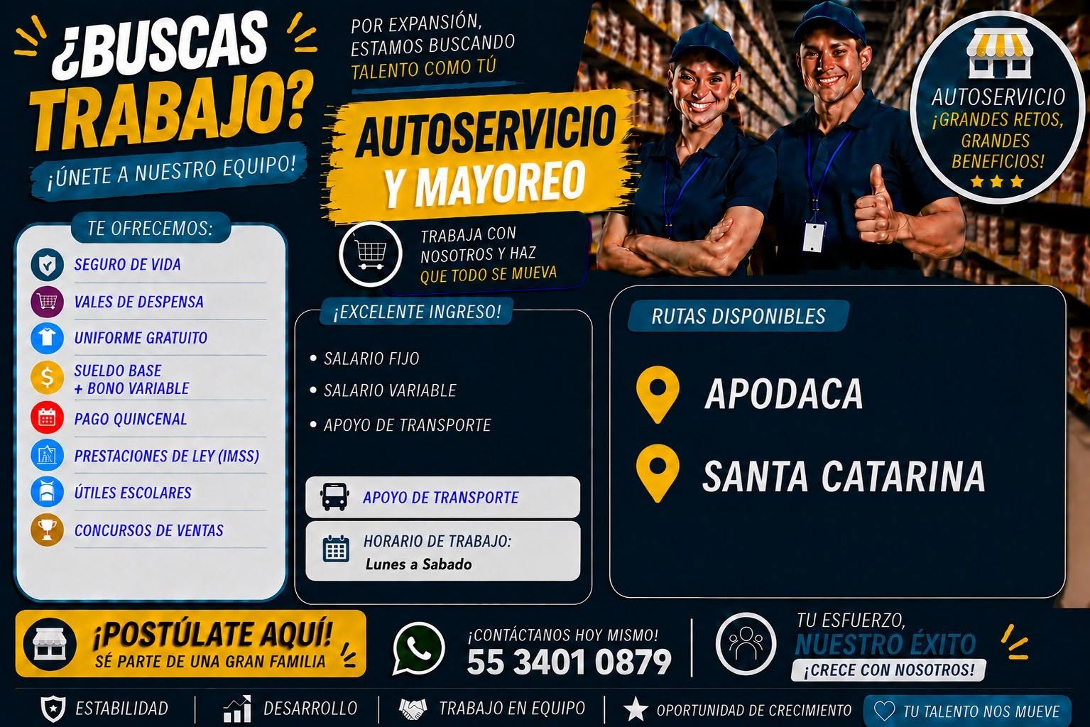 Promotor en Autoservicio y Mayoreo