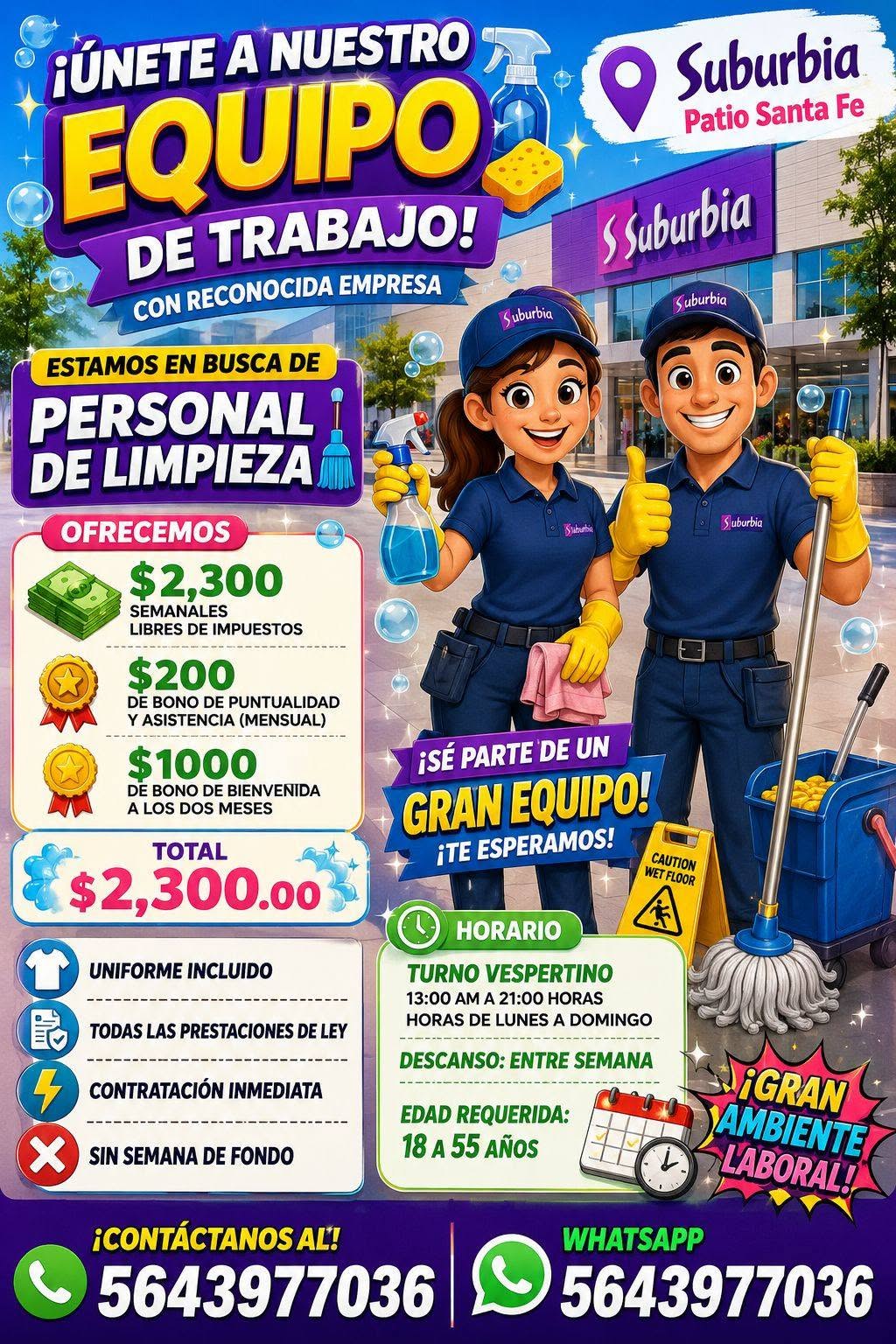 Personal de Limpieza