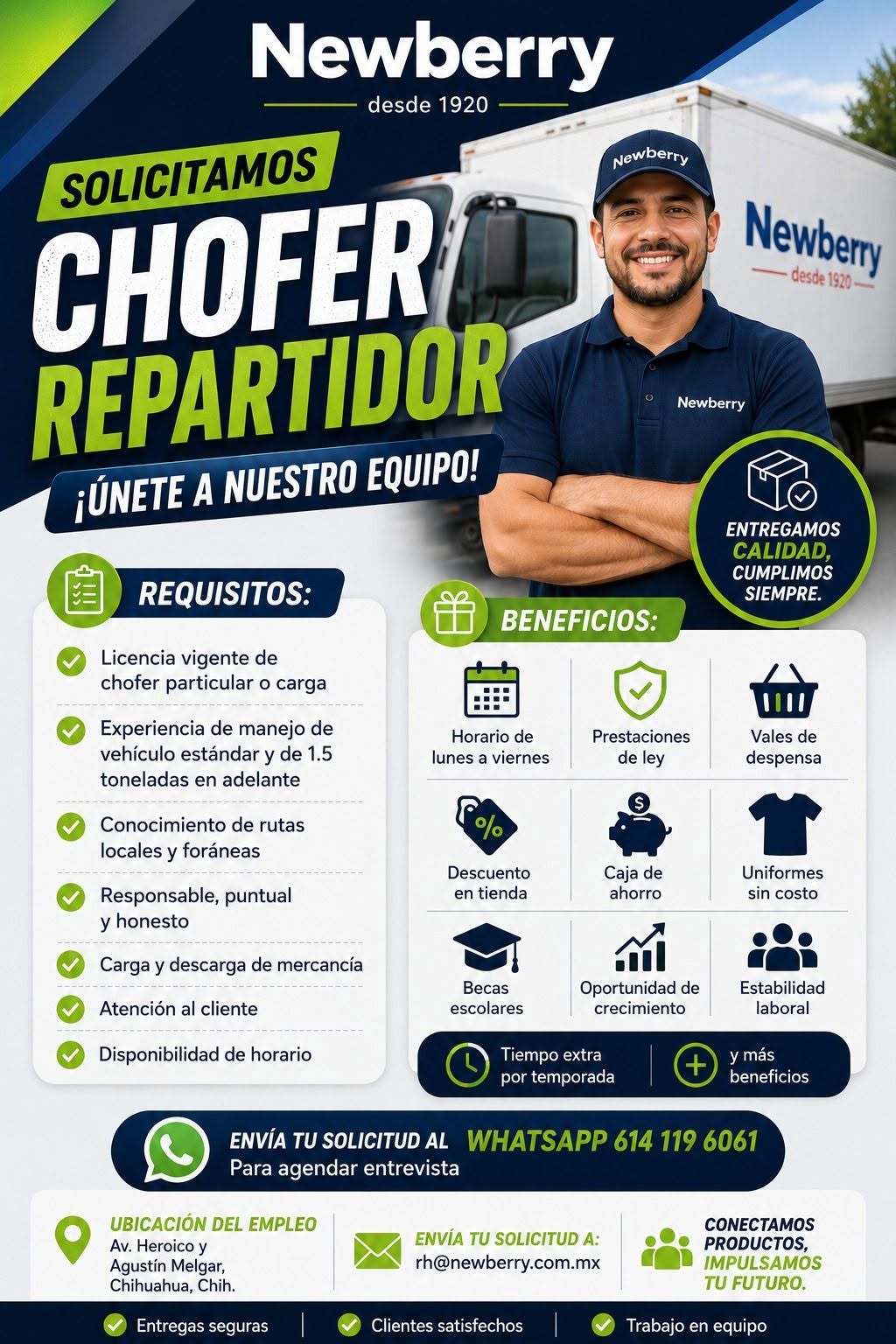 Chofer Repartidor