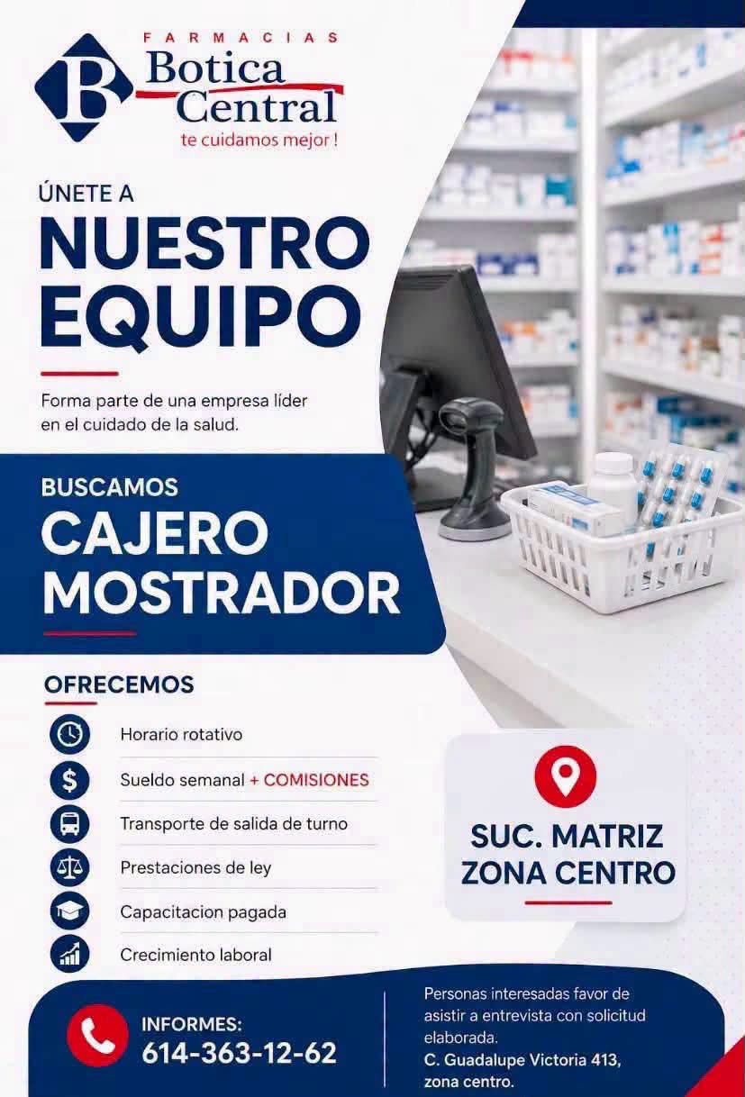 Cajero Mostrador
