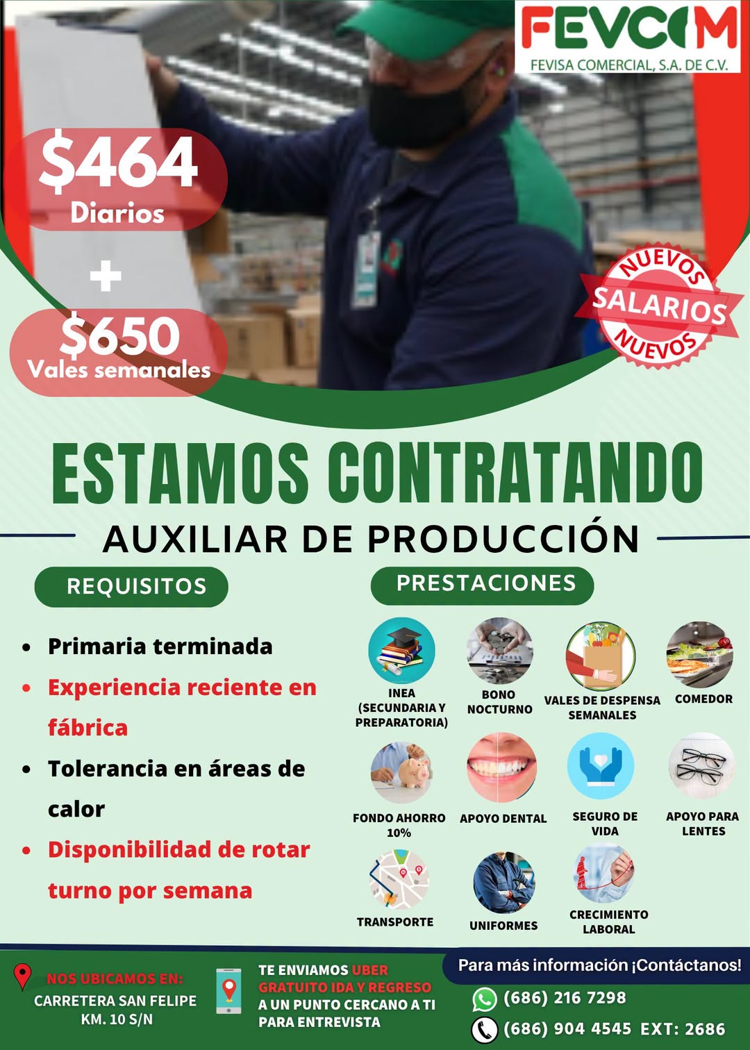 Auxiliar de Producción
