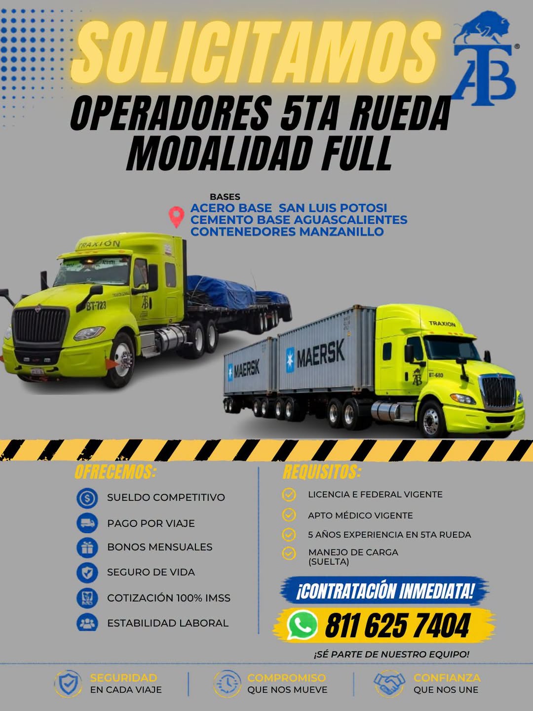 Operador de 5ta Rueda Modalidad Full