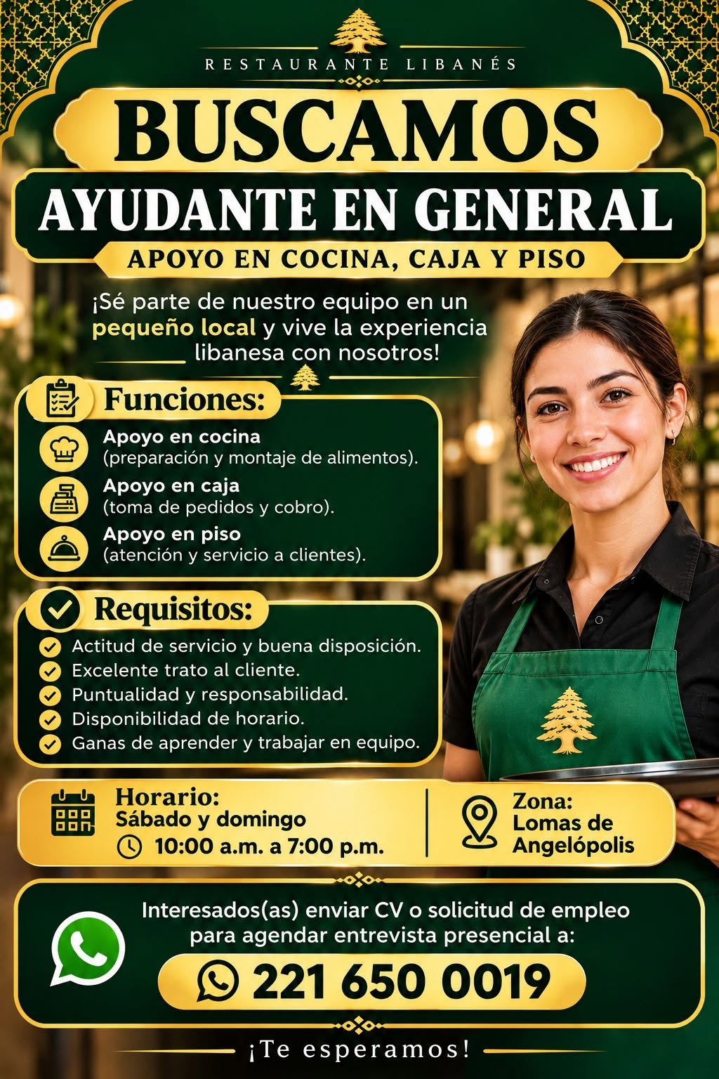 Vacante disponible