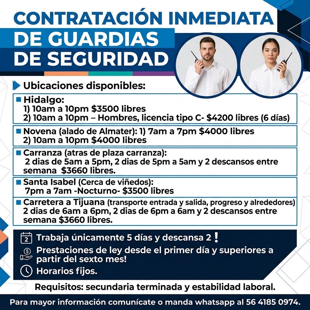Vacante disponible